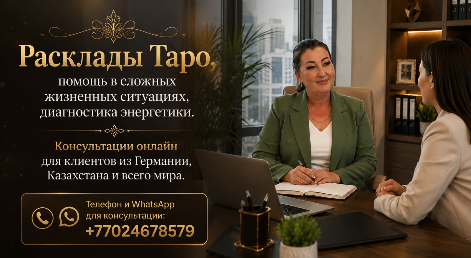 Онлайн консультации Анжели для Германии и Казахстана